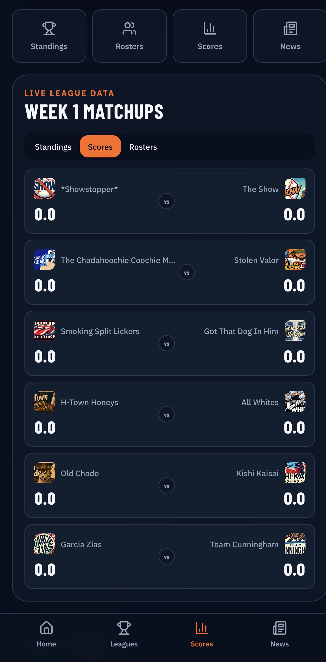 Fantasy Central App